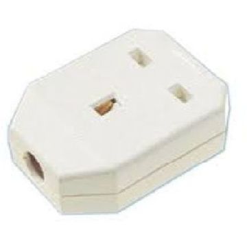 MDT 1G 13A White Trailing Socket  WWP1091 