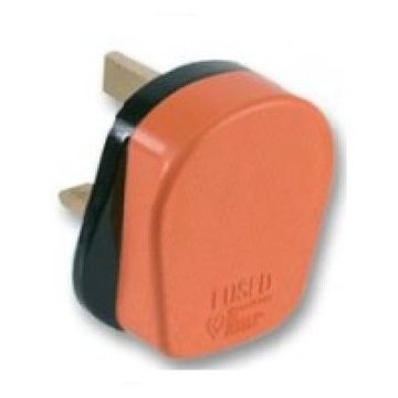 MDT Resilient 13A Mains Plug Orange WWP1314 