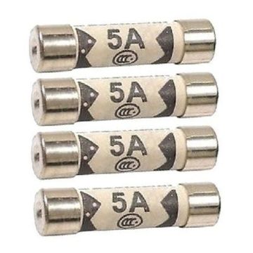 MDT 5A 1" BS1362 Plug Fuses 4Pk WWP1437 
