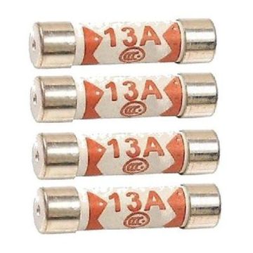 MDT 13A 1" BS1362 Plug Fuses 4Pk WWP1448 