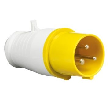 MDT 16A 110V 2P+E Yellow Plug