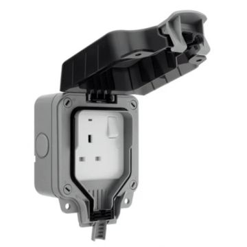Nexus Storm 13A 1 Gang Switched Socket