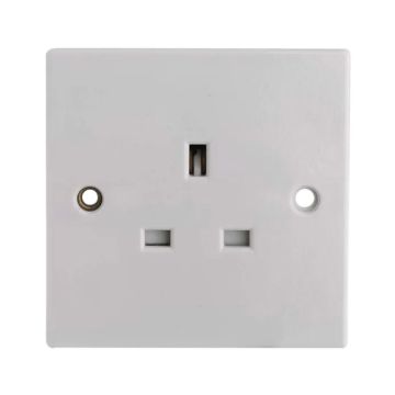 Jegs Asta Approved 1 Gang Flush Unswitched Socket