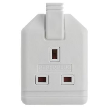 Jegs Perma 1 Gang Trailing Socket White