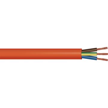 0.75mm 6amp 3 Core Orange Cable (100m Coil) Price Per Meter