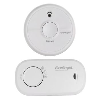 Fire Angel Twin Pack Smoke Alarm and Carbon Monoxide Alarm